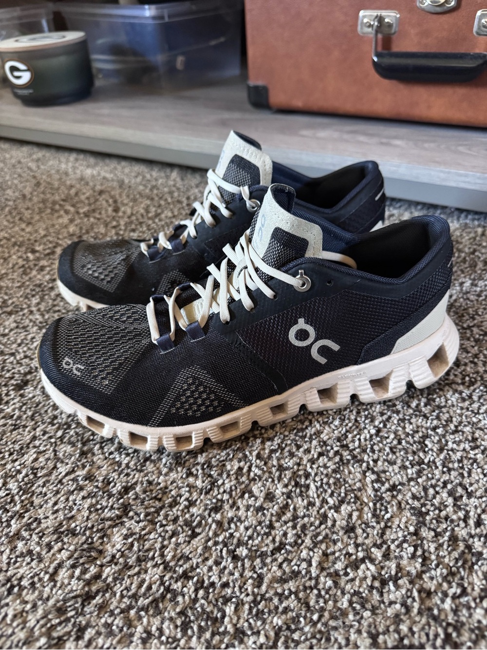 On Running Running Cloud Running Shoes — Black & White